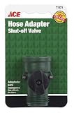 Ace Hose Connector With Shut-Off (07VAC) 12 each