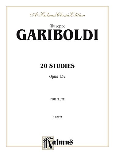 20 Studies, Op. 132: For Flute (Kalmus Edition)