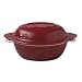 Pfaltzgraff Weir in Your Kitchen 2-Quart Oval Casserole with Lid, Cayenne
