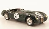 Jaguar C-Type, No.20, Sieger 24h Le Mans, 1951, Modellauto, Fertigmodell, Top Model 1:43