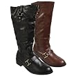 Liliana by Adi Buckle Accent Low Heel Boot Liliana by Adi Buckle Accent Low Heel Boot