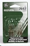GE LIGHTING 26201 CAR BULB 7443 12V CD2 pack of 6