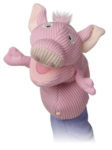 Childrens Toyshop  Toys : Plush Oinker Singing Pig Sock Puppet 12"