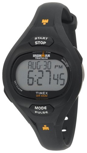 Timex Women's T5K188 Ironman Pulse Calculator Resin Strap Digital Watch