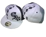 Chicago White Sox Belletrist Black & White 59Fifty 5950 Cap / Hat