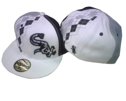 Chicago White Sox Belletrist Black & White 59Fifty 5950 Cap / Hat