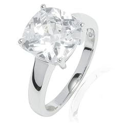 RAFAELA DONATA 925/- Sterling Silber rhodiniert Ring antike Form Zirkonia wei� - Ringgr��e: 16 608000730