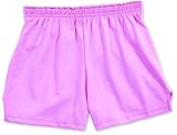 Adult Womens Elastic Waist Sport Shorts Pink