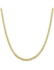 14 Karat Yellow Gold 1.5-mm Bismark Chain (20 Inch)