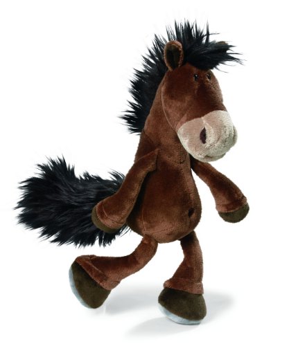 Nici Classic Bear 41498 Peluche Ours Couché Marron Foncé 20 Cm