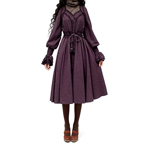 （アートカー）Artka オリジナルデザイン レディーズプリンセス風ウール混フレアコート FA10029Q