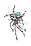 「スク水メカナース少女 ナナ -ダークベリーミントver.-」 メガミマガジンクリエイターズ Vol.8 Illustrated by 駒都えーじ (1/8スケール PVC製塗装済み完成品)