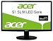 Acer S191HQLFb 18.5 inch Widescreen Monitor - Black (DVI, VGA, WXGA, 16:9, 1366 x 768, 12000000:1, 5ms, 250 cd/m�)