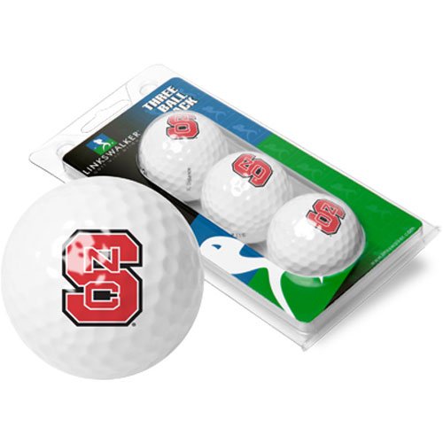 North Carolina State Wolfpack Ncaa 3 Golf Ball Sleeve Pack