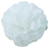 Wee Squeak Girls White Peony Flower Hair Clippie