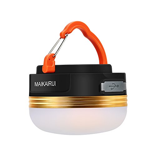 MAIKAIRUI Camping Lantern--Ultra Bright 250 Lumens,Usb Rechargeable,Magnetic,Battery Built in(1800mAh),3 light models, Emergency Light