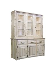 Buy Montana Woodworks MWCHLDV China Hutch Buffet Table, Clear Lacquer by Montana Woodworks