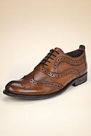 Autograph Leather Round Toe Brogue Shoes