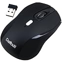 Daffodil WMS335B Souris Optique Sans Fil / Wireless Mouse - Souris d'Ordinateur avec 4 Boutons, Molette et DPI (PPP) Réglable (Max : 2000) - Pour Laptop / Notebook / Desktop - Compatible avec Microsoft Windows (7 / XP / Vista) et Apple Mac (OS X +) - Alimentée par 1 Pile AA (incluse) - Noir - VOIR ET CLIQUEZ DESSOUS EN 'OFFRES SPECIALES' ET RECEVREZ UN CADEAU GRATUIT!!!
