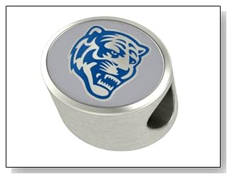 Memphis Tigers Charms and Bead Fits Most Pandora Style Bracelets Including Chamilia Troll and More. High Quality Bead in Stock for Immediate Shipping. Officially Licensed