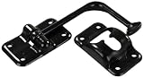 JR Products 10625 Angled T-style Black Door Holder