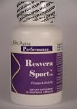 Anti-Aging Performance: RESVERA SPORT(TM) Resveratrol and Pterostilbene Synergistic Blend w/ Performance Longevity Complex(TM). Fitness Activity and Sports. 60 vegetarian capsules. 3 BOTTLES FOR EXTRA SAVINGS (only $28.95 per bottle!)