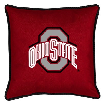 Ohio State SIDELINES Jersey Material Toss Pillow