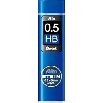 【クリックで詳細表示】ぺんてる アイン替え芯 シュタイン0.5mm HB 10個： 文房具・オフィス用品