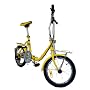 Bestco Folding Bike, 16" Wheels,3 speeds - YELLOW