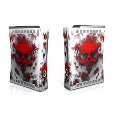 Xbox360 Skin modding Aufkleber Design Folie Sticker Set Designer Skin - War Light