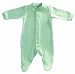 Tadpoles Organic Double Knit Cotton Footed Snap Front Romper, Sage, 3-6 Months