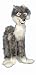 Sunny Grey Wolf Marionette - Large