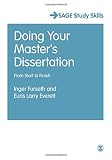 Doing your Master's dissertation