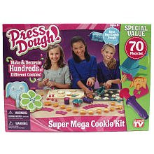 Little Kids Press Dough Super Mega Cookie Set as Seen on Tv Item