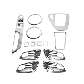 New! BMW 325i/325xi/328i/328xi/330i/330xi/335i/335xi Interior Trim Kit - Chrome, 13pc Set 06 7 89