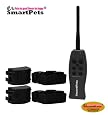 SmartPets Remote 3 levels Shock with Vibration Trainig Collar for 2 Dogs SP 102