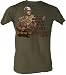General George S. Patton Classic Army WWII Movie Adult Army Green T-Shirt Tee Shirt
