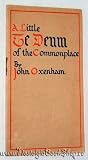 A Little Te Deum of the Commonplace