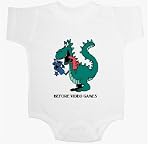 Before Video Games - Dinosaurs Baby Onesie