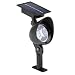 Malibu Solar Plastic Flood Landscape Light with Three White LED's, Black #LZ415