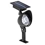 Malibu Solar Plastic Flood Landscape Light with Three White LED's, Black #LZ415