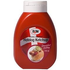 P&W Hot Dog Ketchup, 8er Pack (8 x 270 ml Flasche)