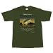 Earth Sun Moon Military Green Advice From A Bass T-Shirt