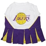 Los Angeles Lakers Pet Cheerleader Dress SM 8-15 lbs
