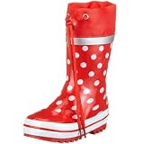 410HyXCb13L. SL160  Playshoes Gummistiefel Punkte 181767, Mädchen Stiefel, rot, (rot 8), EU 24/25 Kundenmeinungen: