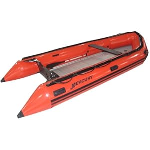 2010 Mercury 430 Heavy Duty Hypalon Inflatable Boat, Red, 14-Feet 1-Inch (2010 Model)