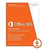 Digital Software - Microsoft Office 365 Home Premium - 5PCs/MACs - 1 Jahres Abonnement - multilingual (Product Key)  [Download]