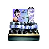 Silver Color Proline Hairbrushes On Display Case Pack 144