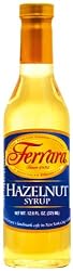 Ferrara Syrup, Hazelnut, 12.68-Ounce Bottles (Pack of 12)