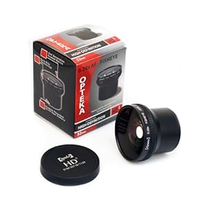 Opteka High Definition 0.20x Af Fisheye Lens For Select Canon Digital Cameras
